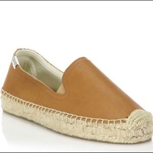 Soludos Leather Espadrille Platform Shoe